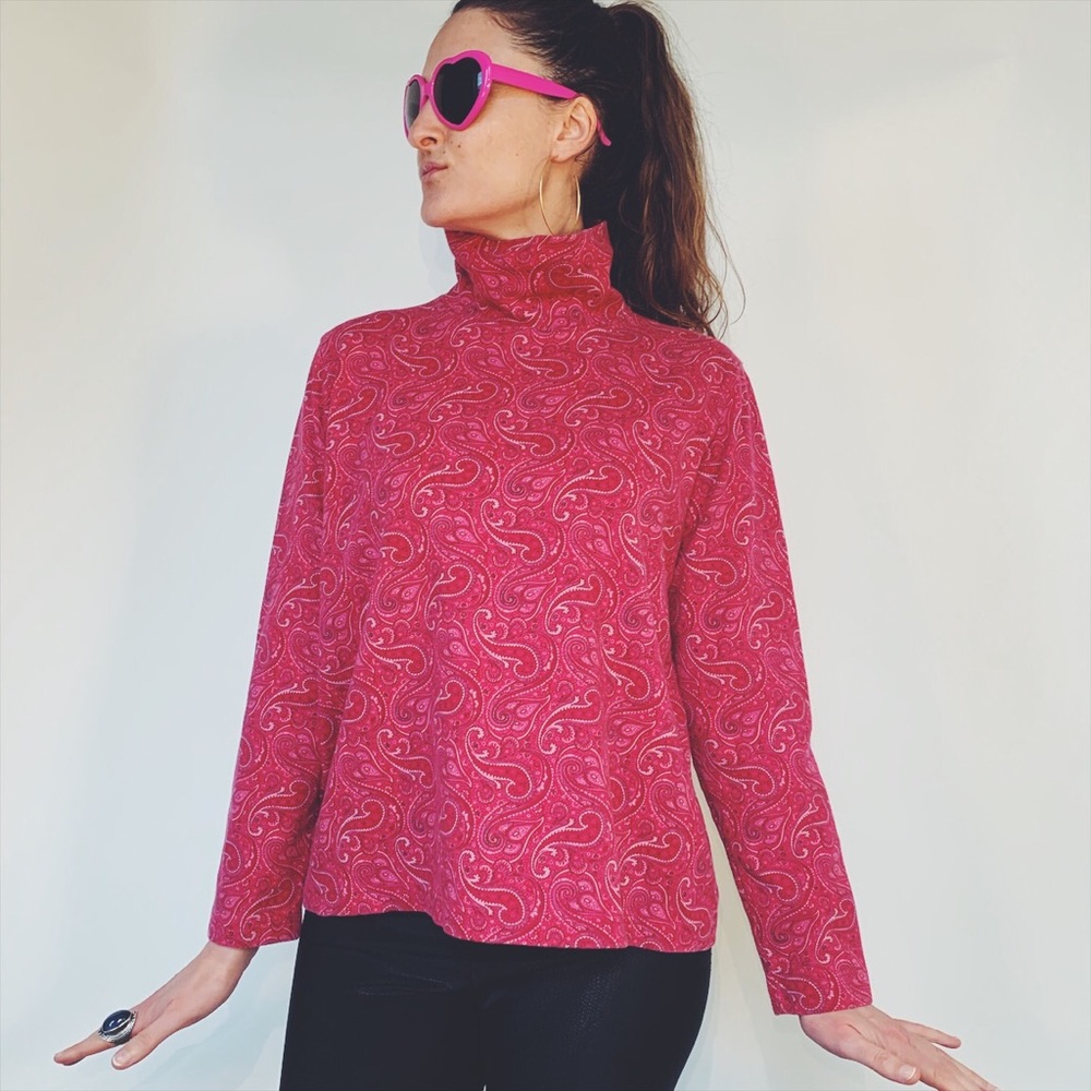 Paisley longsleeve turtleneck M